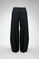 Nina - Black Wool Pant