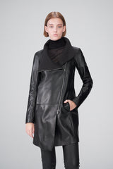 VSP - Black Leather Coat