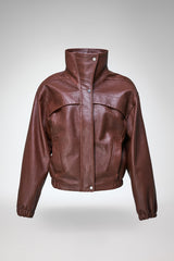 Eli - Dark Brown Leather Jacket