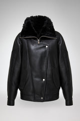 VSP - Sandie - Black Shearling Jacket