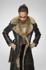VSP - Lyza - Toscana Desert Beige Shearling Coat