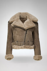 Tierra - Anthracite Shearling Jacket