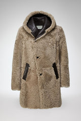 Fabiana - Stone Shearling Coat