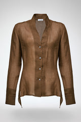 Luisa - Khaki Ramie Shirt