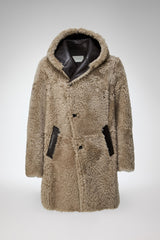 Fabiana - Stone Shearling Coat