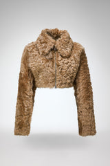 Lua - Camel Shearling Jacket