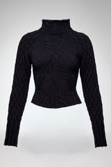 Becky - Black Knitwear