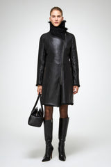 VSP - Mylena - Clotho Black Shearling Coat