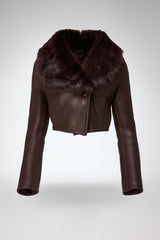 VSP - Yva - Cherry Shearling Jacket
