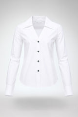 Isis - White Cotton Shirt