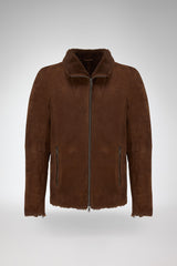 Bastien - Dark Brown Shearling Jacket