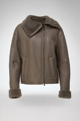 VSP - Pia - Stone Shearling Jacket