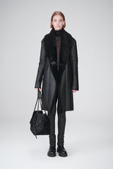 Murielle - Black Shearling Coat