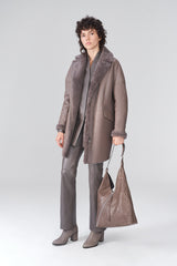 VSP - Grey Shearling Coat