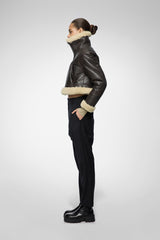 VSP - Brown Beige Shearling Jacket