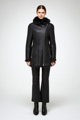 VSP - Mallory - Black Shearling Coat