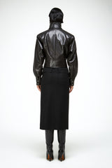 Gaia - Black Leather Jacket