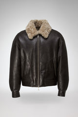 John - Anthracite Shearling Jacket