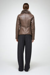 VSP - Adila - Clotho Nude Shearling Jacket
