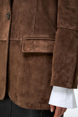 Caterina - Tobacco Leather Coat