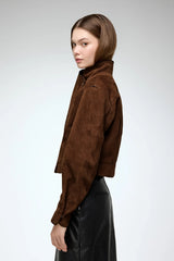 Isla - Tobacco Leather Jacket