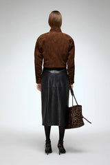 Isla - Tobacco Leather Jacket