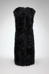 VSP - Mirella - Anthracite Shearling Vest