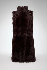 VSP - Siena - Cherry Shearling Vest