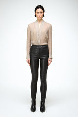 Helga - Black Leather Pants