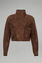 Isla - Tobacco Leather Jacket