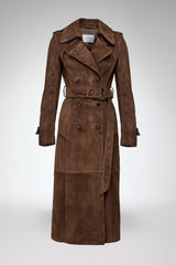 Camilla - Tobacco Leather Coat