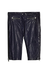 VSP - Navy Leather Short