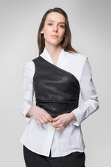 VSP - Ornella - Black Leather Top