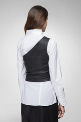 VSP - Ornella - Black Leather Top