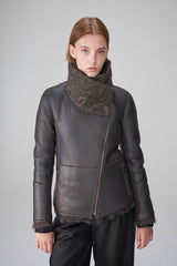 VSP - Cyrine - Brown Shearling Jacket