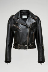 VSP - Anya - Black Leather Jacket