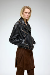 VSP - Anya - Black Leather Jacket
