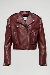 VSP - Ruby - Bordeaux Leather Jacket
