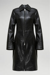 VSP - Liora - Black Leather Coat