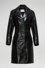 VSP - Vivian - Black Leather Coat