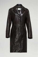 VSP - Vivian - Brown Leather Coat
