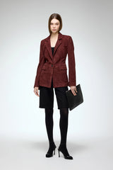 VSP - Oceane - Bordeaux Leather Coat