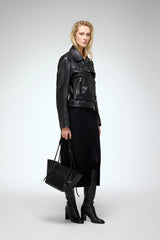 VSP - Amelia-- Black Leather Jacket