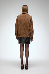 Ada - Brown Leather Jacket