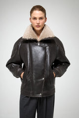 VSP - Sandie - Anthracite Shearling Jacket