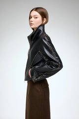 VSP - Serra - Black Leather Jacket