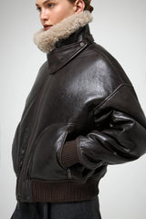 VSP - Tricia - Anthracite Shearling Jacket
