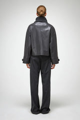 VSP - Olga - Anthracite Leather Jacket