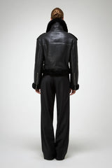 VSP - Tierra - Black Shearling Jacket