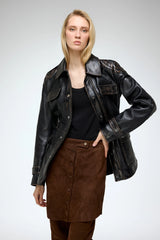 VSP - Joan - Black Leather Jacket